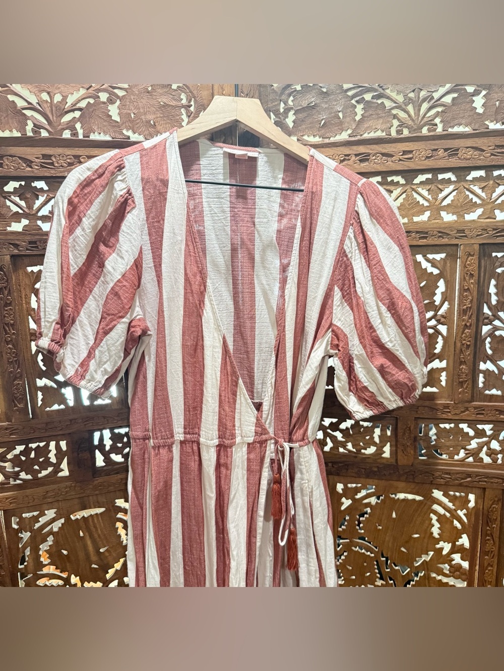 Knox Rose Women's Short Sleeve Wrap Dress - Picture 4 of 9